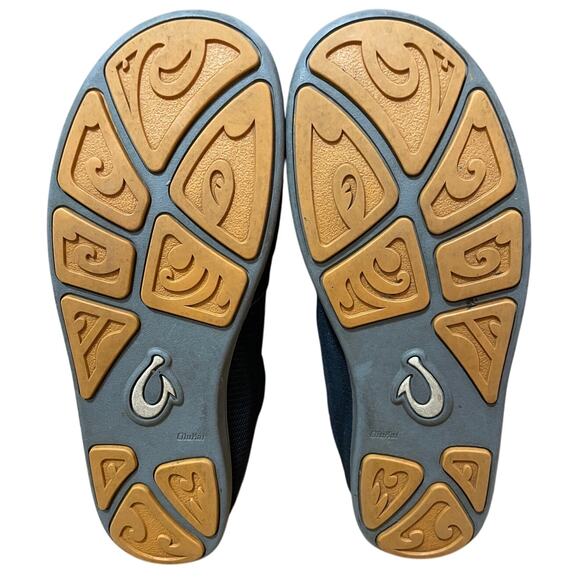 OluKai Men's 12 Charcoal Grey Nohea Mesh Slip-On Breathable Convertible Shoes - Picture 8 of 8